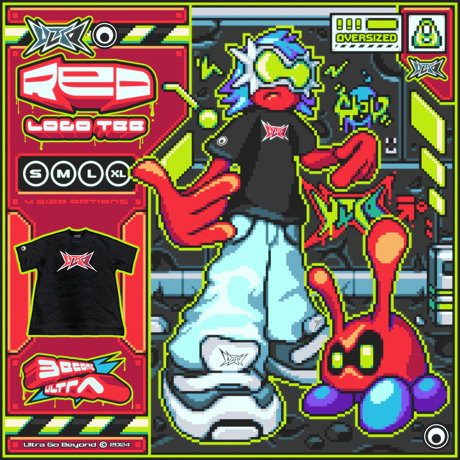 Ultra Red Logo Tee – Ultra Go Beyond