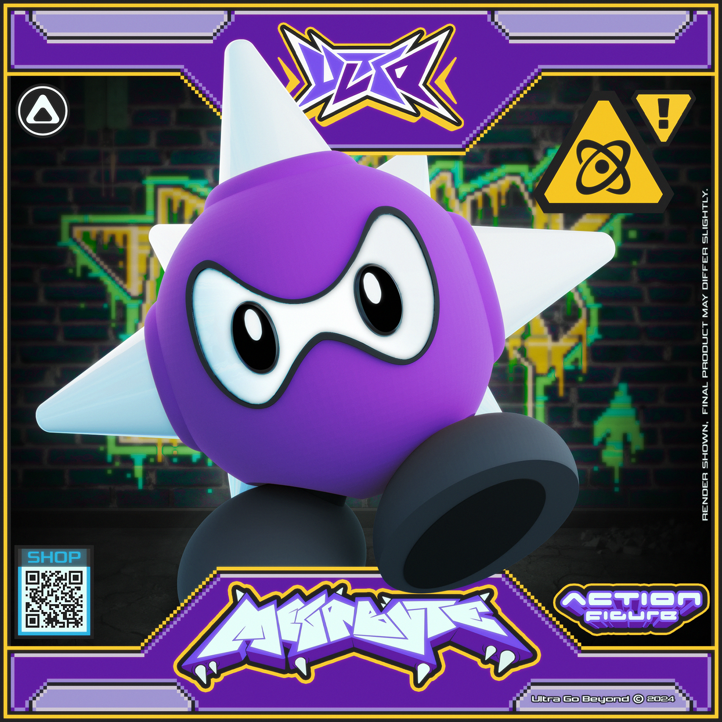 Violet MegaByte Action Figure