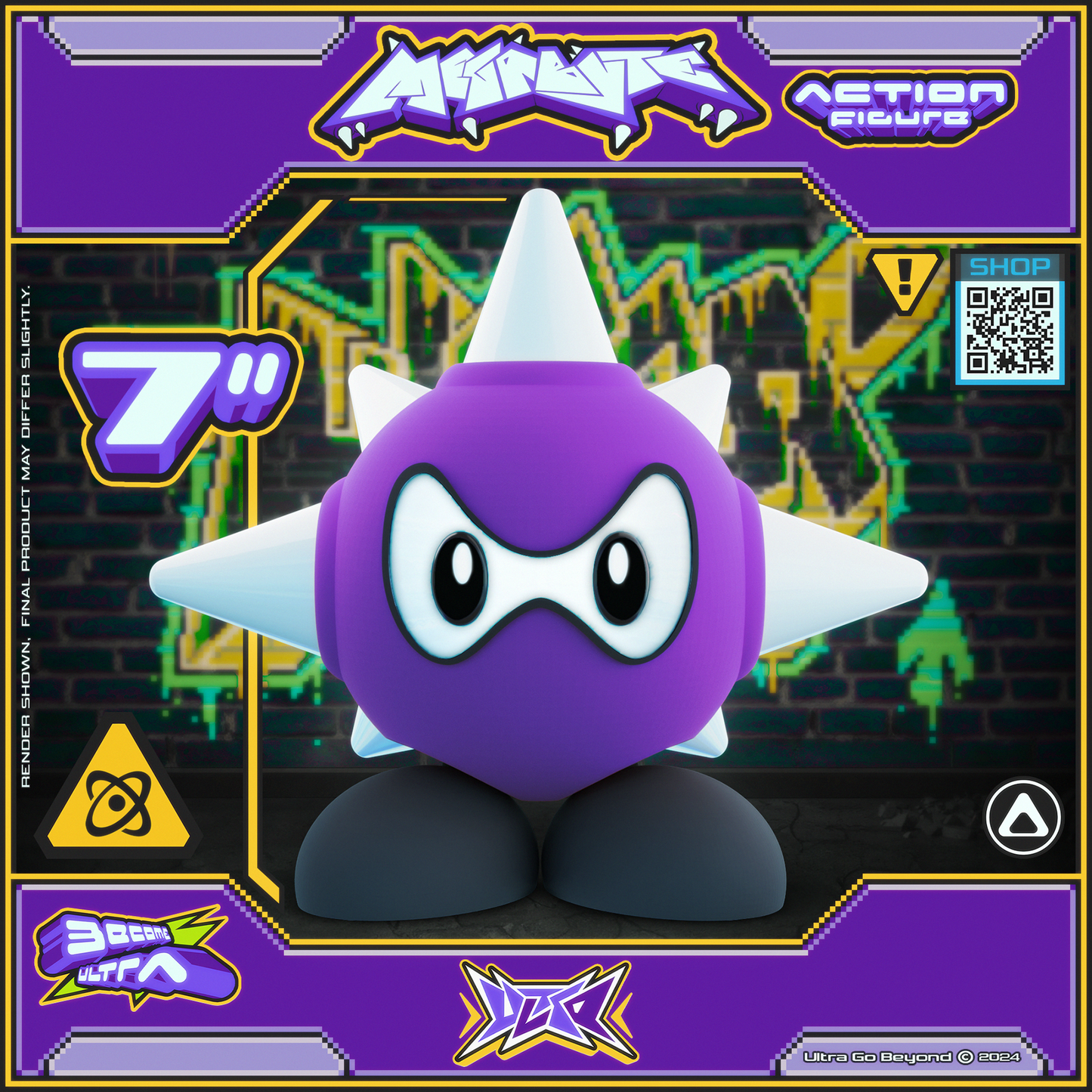 Violet MegaByte Action Figure