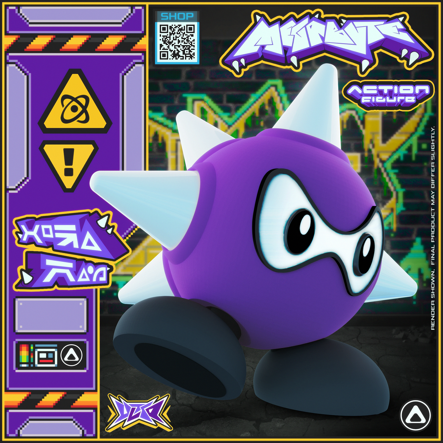 Violet MegaByte Action Figure