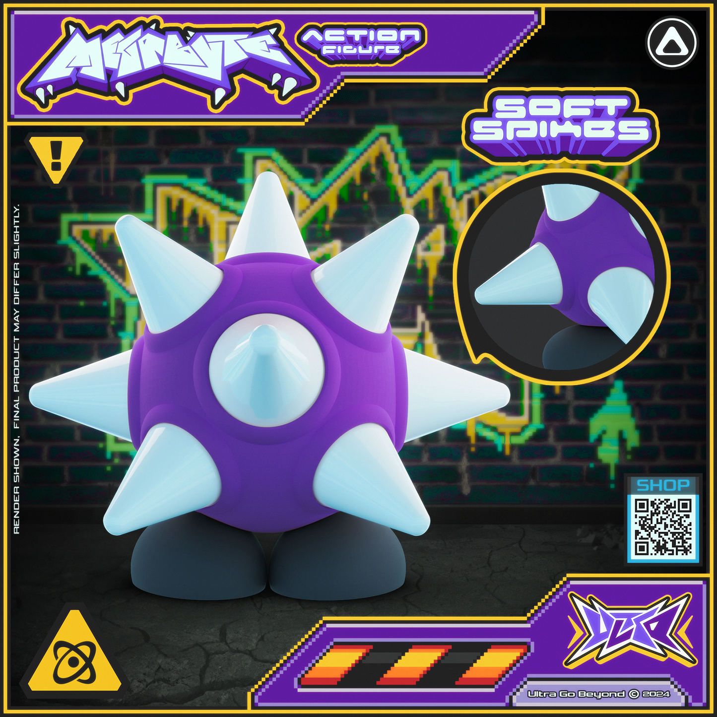 Violet MegaByte Action Figure